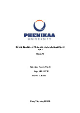 Tìm hiểu về Nhà nước và pháp luật Ai Cập cổ đại ? | Bài tập lớn kết thúc học phần Pháp luật đại cương | Trường Đại học Phenikaa