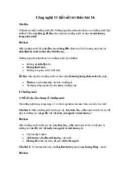 Công nghệ 11 Kết nối tri thức bài 16: Chuồng nuôi và biện pháp vệ sinh trong chăn nuôi