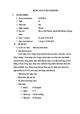 Bệnh án Đái tháo đường | Y tế - Sức khỏe