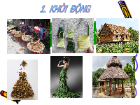 Giáo án điện tử Mĩ Thuật 6 Bài 6 Tiết 1 Cánh diều: Tạo hình cá bằng lá cây