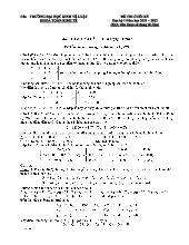 ĐỀ ÔN TẬP MÔN TOÁN CAO CẤP | Trường Đại học Kinh Tế - Luật
