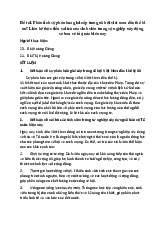 Đề tài: Phân tích sự phân hóa giai cấp trong xã hội viêt nam đầu thế kỉxx? Liên hệ thực tiễn vai trò của sinh viên trong sự nghiệp xây dựngvà bảo vê tổ quốc hiên nay môn Lịch sử Đảng Cộng sản Việt Nam  | Học viện Nông nghiệp Việt Nam
