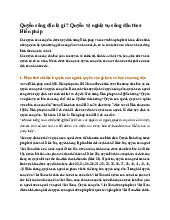 Quyền công dân là gì ? Quyền và nghĩa vụ công dân theo Hiến pháp