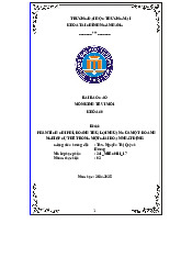 Phân tích chi phí, doanh thu, lợi nhuận của Thép Hòa Phát trong giai đoạn 2020- 2022 | Bài thảo luận kinh tế vi mô