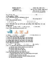 Đề thi học kỳ 1 môn Công nghệ lớp 8 năm học 2024 - 2025 - Đề số 3 | Bộ sách Kết nối tri thức