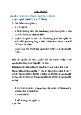 Ghi Chép Về Nghĩa Vụ Dân Sự Và Trách Nhiệm | Môn Luật dân sự Việt Nam - Trường Đại học Luật Hà Nội