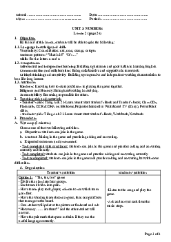 Unit 3: U3L2A| Giáo án Tiếng Anh 2 sách i-Learn Smart Start (Cả năm)