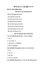 Đề thi học kỳ 2 môn Ngữ Văn lớp 8 năm học 2024 - 2025 - Đề số 1 | Bộ sách Chân trời sáng tạo