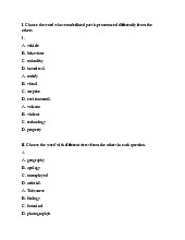 Đề kiểm tra Môn Ngôn ngữ Anh | Học viện An ninh nhân dân