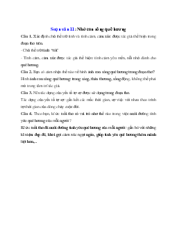 Nhớ con sông quê hương | Soạn văn 11 Chân trời sáng tạo