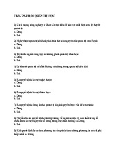 TOP câu hỏi tắc nghiệm Môn Quản trị học | Đại học Kinh tế và Quản trị kinh doanh, Đại học Thái Nguyên