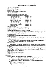 Đề cương chi tiết học phần Di truyền y hoc | Đại học Y Dược Thái Bình