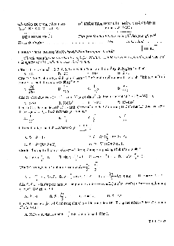 Đề thi HK1 Toán 11 năm học 2017 – 2018 sở GD và ĐT Bà Rịa – Vũng Tàu