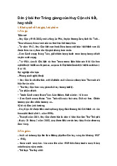 Dàn ý bài thơ Tràng giang của Huy Cận chi tiết, hay nhất