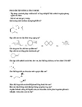 PHẦN ÔN TẬP HỮU CƠ: THẦY MINH - Đại học Y dược Thành phố Hồ Chí Minh