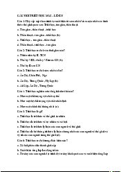 Câu hỏi ôn tập Triết học Mác-Lênin | Đại học Công nghiệp Thực phẩm Thành phố HCM