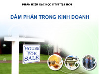 CHƯƠNG 1: Những vấn đề lý luận cơ bản về đàm phántrong kinh doanh môn Đàm phán trong kinh doanh | Trường Đại học Khoa học tự nhiên, Đại học Quốc gia Hà Nội