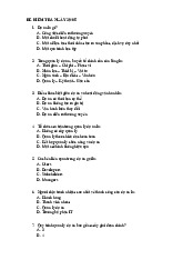 Câu Hỏi Quản lý dự án | Đại học Kinh tế kỹ thuật công nghiệp