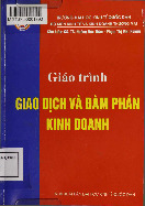 Giáo trình giao dịch và đàm phán trong kinh doanh