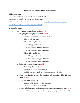 Hướng dẫn làm bài: Phần mềm ASM SDLC