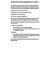 Bài Tập Và Nhận Định Về Án Phí Trong Tố Tụng Dân Sự (TTDS)