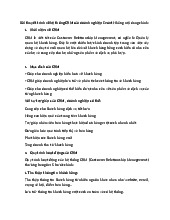 Bài thuyết trình về Hệ thống CRM tại Emart | Môn Phân tích hoạt động kinh doanh - Đại học Gia Định