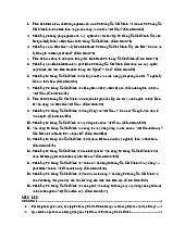 Câu hỏi ôn tập kết thúc học phần | Môn tư tưởng Hồ Chí Minh