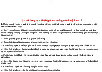 Câu hỏi đúng sai và bài tập tình huống môn Luật kinh tế - Luật Kinh Tế | Trường Đại học Mở Hà Nội