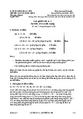 Đáp án An toàn an ninh mạng (INT33071) đề số 1 kỳ 2 năm học 2022-2023 | Trường Đại học Công nghệ, Đại học Quốc gia Hà Nội
