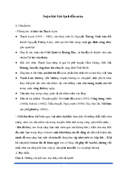 Soạn bài: Gió lạnh đầu mùa Ngữ Văn 8 | Cánh diều