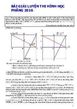 Hướng dẫn tư duy và giải quyết 205 bài toán Oxy trong các đề thi thử Quốc gia – Hứa Lâm Phong