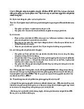 Tham khảo về Trái phiếu Chuyển đổi theo IFRS | Môn Kế toán ngân hàng - Học viện Ngân hàng