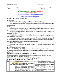 Giáo án Đạo đức 2 sách Chân trời sáng tạo (Cả năm) | Tuần 14