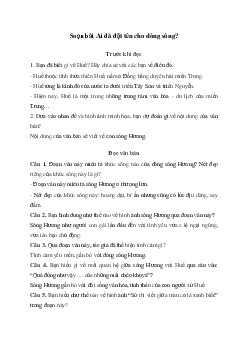 Ai đã đặt tên cho dòng sông | Soạn văn 11 Chân trời sáng tạo