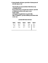 Giải đấu 5 đội: Số trận và Lịch thi đấu vòng tròn 1 lượt