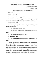 Đề cương ôn tập cuối kỳ LSVMTGc