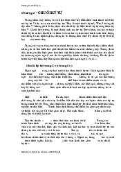 Chương 5: Chuỗi ký tự - Cấu trúc dữ liệu và giải thuật | Trường Đại học CNTT Thành Phố Hồ Chí Minh