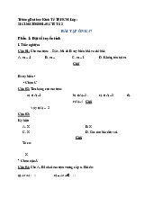 Bài tập ôn luyện môn đại số tuyến tính | Trường Đại học Kinh tế Thành phố Hồ Chí Minh