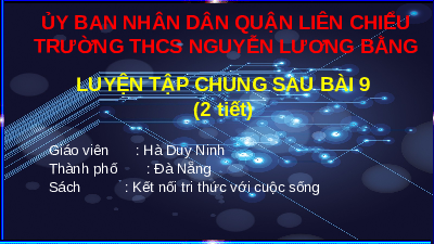 Giáo án điện tử Toán 8 Kết nối tri thức: Luyện tập chung (trang 45)