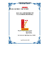 Báo cáo 1: linh kiện điện tử  và các phương pháp đo đạc | Báo cáo bộ môn Thực tập cơ bản | Trường Đại học Bách Khoa Hà Nội