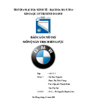 Báo cáo cuối kỳ - Môn quản trị học - Đại Học Kinh Tế - Đại học Đà Nẵng