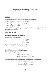 Bài tập ứng suất Chương 1 môn Kết cấu 1 | Trường Đại học Giao thông vận tải Hà Nội