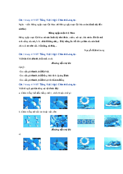 Giải VBT môn Tiếng việt 2 học kì 2 -  Bài 2: Rừng| Chân trời sáng tạo