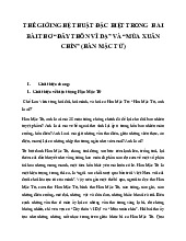 Thế giới nghệ thuật trong văn thơ - Biên tập sách văn học | Học viện Báo chí và Tuyên truyền