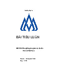 ĐỀ TÀI: Tín ngưỡng, tôn giáo của dân tộc Chăm ở Việt Nam - Tài liệu tham khảo | Đại học Hoa Sen