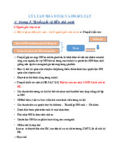 LÝ LUẬN NHÀ NƯỚC VÀ PHÁP LUẬT | Học viện Hành chính Quốc gia