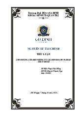 Tài liệu mẫu, bìa tiểu luận Đại học Gia định