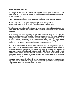 Tài liệu ôn tập kỹ năng Writing học phần Tiếng anh cơ bản