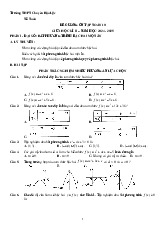 Đề cương GK2 Toán 10 năm 2024 – 2025 trường THPT chuyên Bảo Lộc – Lâm Đồng