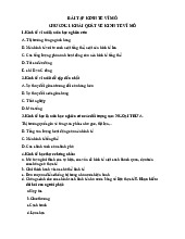 Trắc nghiệm chương 1 : Khái quát về kinh tế học vĩ mô